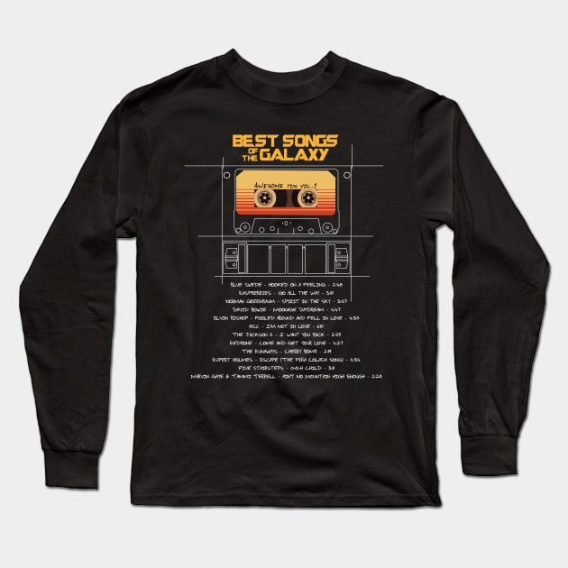 Awesome mix vol.1 Long Sleeve T-Shirt by RedSheep